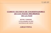 U AFJP COMITE TECNICO DE COORDINADORES DE LOS PAISES MIEMBROS DE LA FIAP HOTEL CARRERA 12 de noviembre de 2003 SANTIAGO DE CHILE - ARGENTINA -