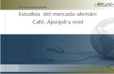 Internet para exportar Estudios del mercado alemán: Café, Ajonjolí y miel.