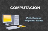 Prof. Enrique Mogollón Zárate COMPUTACIÓN.  Comprende el concepto de informática.  Identifica los elementos mas importantes de una computadora. ENTRANDO.