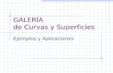 GALERÍA de Curvas y Superficies Ejemplos y Aplicaciones.