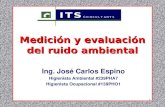 Medición y evaluación del ruido ambiental Ing. José Carlos Espino Higienista Ambiental #239PHA7 Higienista Ocupacional #139PHO1 1.