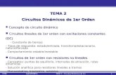 1©RRF TEMA 2 – Circuitos Dinámicos de 1er Orden ELECTRÓNICA BÁSICA TEMA 2 Circuitos Dinámicos de 1er Orden Concepto de circuito dinámico Concepto de circuito.
