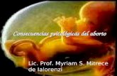 Consecuencias psicológicas del aborto Lic. Prof. Myriam S. Mitrece de Ialorenzi.