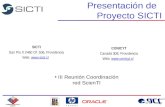 Presentación de Proyecto SICTI SICTI San Pio X 2460 Of. 506, Providencia Web:  CONICYT Canadá 308, Providencia Web: .