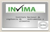 Instituto Nacional de vigilancia de medicamentos y alimentos.