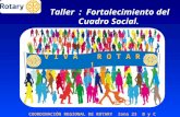 COORDINACIÓN REGIONAL DE ROTARY Zona 23 B y C 2013. Taller : Fortalecimiento del Cuadro Social. ¡ V I V A R O T A R Y !