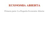 ECONOMIA ABIERTA Primera parte: La Pequeña Economía Abierta.