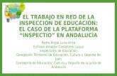 EL TRABAJO EN RED DE LA INSPECCIÓN DE EDUCACIÓN: EL CASO DE LA PLATAFORMA “INSPECTIO” EN ANDALUCÍA Pedro Ángel Luna Ariza Eufrasio Amador Castellano Luque.