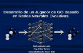 Desarrollo de un Jugador de GO Basado en Redes Neurales Evolutivas. Prof. Alejandro Luján Prof. Wilmer Pereira Universidad Catolica Andres Bello.
