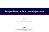 Www.ipe.org.pe Perspectivas de la economía peruana IBM Lima, 11 de agosto de 2008.