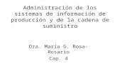Administración de los sistemas de información de producción y de la cadena de suministro Dra. María G. Rosa-Rosario Cap. 4.