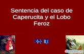 Sentencia del caso de Caperucita y el Lobo Feroz.
