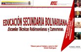 JUNIO 2009 “HACIA EL REIMPULSO DE LA EDUCACIÓN TÉCNICA ROBINSONIANA Y ZAMORANA”