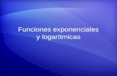 Funciones exponenciales y logarítmicas. Definición Es una función trascendente, es aquella que no satisface una ecuación polinomial, a diferencia de una.