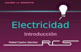 Electricidad Introducción COLEGIO LA GIROUETTE Rafael Cautivo Sánchez.