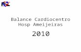 Balance Cardiocentro Hosp Ameijeiras 2010. Indicadores Hospitalarios.