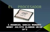 FUNCION: El procesador es en los sistemas informáticos el complejo de circuitos que configura la unidad central de procesamiento o CPU.