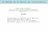 El Método de la Matrix de Transferencia Pedro Pereyra Padilla Area de Física Teórica y Materia Condensada Universidad Autónoma Metropolitana-Azcapotzalco,