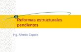 Reformas estructurales pendientes Ing. Alfredo Capote.