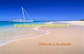 Vocabulario Capítulo 9 ¡Vamos a la playa!. La playa