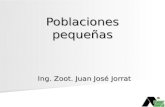 Poblaciones pequeñas Ing. Zoot. Juan José Jorrat.