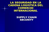 LA SEGURIDAD EN LA CADENA LOGISTICA DEL COMERCIO INTERNACIONAL SUPPLY CHAIN SECURITY.