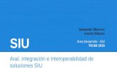 SIU Araí: integración e interoperabilidad de soluciones SIU Sebastián Marconi Andrés Blanco Área Desarrollo - SIU TICAR 2015.