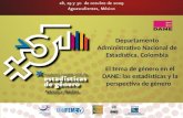Departamento Administrativo Nacional de Estadística, Colombia El tema de género en el DANE: las estadísticas y la perspectiva de género.