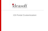 O3 Portal Customization. Contenido  Introducción  Introducción  O3 Portal  Tecnología  Instalación  Customización  Customización Básica  Logo,