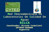 Red Iberoamericana De Laboratorios De Calidad De Aguas RILCA Coordinador: Ricardo Crubellati INTEMIN-SEGEMAR Argentina.