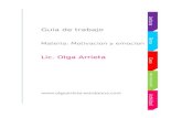 Web check points Caso Tema Lectura Guia de trabajo Materia: Motivacion y emocion Lic. Olga Arrieta  Actividad.