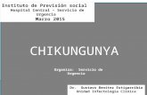 CHIKUNGUNYA Instituto de Previsión social Hospital Central – Servicio de Urgencia Marzo 2015 Dr. Gustavo Benítez Estigarríbia Unidad Infectología Clínica.