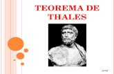 TEOREMA DE THALES APM. TEOREMA DE THALES. ÍNDICE  Thales de Mileto.  Origen del Teorema de Thales.  Teorema de Thales.  Ejercicio de aplicación 1.
