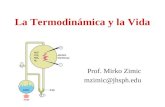 La Termodinámica y la Vida Prof. Mirko Zimic mzimic@jhsph.edu.