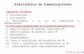 Electrónica de Comunicaciones ATE-UO EC piezo 00 CONTENIDO RESUMIDO: 1- Introducción. 2- Osciladores. 3- Mezcladores y su uso en modulación y demodulación.