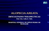 ALOPECIA AREATA DIFICULTADES TERAPEUTICAS Prof. Dra. Lidia E. Valle HOSPITAL GENERAL DE NIÑOS PEDRO DE ELIZALDE.