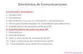 Electrónica de Comunicaciones ATE-UO EC amp pot 00 CONTENIDO RESUMIDO: 1- Introducción. 2- Osciladores. 3- Mezcladores y su uso en modulación y demodulación.