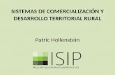 SISTEMAS DE COMERCIALIZACIÓN Y DESARROLLO TERRITORIAL RURAL Patric Hollenstein.