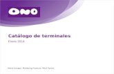 Catálogo de terminales Enero 2014 Marta Arango| Marketing Producto Móvil Pymes.