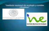 “Instituto nacional de ecología y cambio climático”