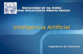 Universidad de los Andes Núcleo Universitario Alberto Adriani Inteligencia Artificial Ingeniería de Sistemas.
