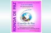 rondadepaz@consejodepaz.org.ar El Consejo de Paz de la República Argentina, en celebración del Día Internacional de la No Violencia,