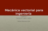 Mecánica vectorial para ingeniería Capítulo 7 Fuerzas en vigas y cables Rafael Martínez Ortiz.