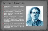 Intelectual y activista político italiano. Filósofo, historiador, politólogo, crítico literario y educador. Nació en Ales, Cerdeña, 1891 - Roma, 1937).