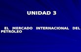 UNIDAD 3 UNIDAD 3 EL MERCADO INTERNACIONAL DEL PETRÓLEO EL MERCADO INTERNACIONAL DEL PETRÓLEO.