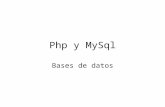 Php y MySql Bases de datos. Marcas Las marcas delimitan elementos de un documento como cabeceras, párrafos, etc y son utilizadas para dar un tratamiento.