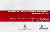 El Desarrollo de Asociaciones Estratégicas en el Área de Gas 3er Congreso Latinoamericano de Calidad de IAPG, Mendoza, Argentina Septiembre 2007 Presentado.