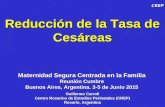 CREP Reducción de la Tasa de Cesáreas Guillermo Carroli Centro Rosarino de Estudios Perinatales (CREP) Rosario, Argentina Maternidad Segura Centrada en.