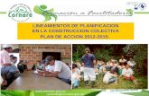 LINEAMIENTOS DE PLANIFICACION EN LA CONSTRUCCION COLECTIVA PLAN DE ACCION 2012-2015. LINEAMIENTOS DE PLANIFICACION EN LA CONSTRUCCION COLECTIVA PLAN DE.
