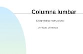 Columna lumbar Diagnóstico estructural Técnicas Directas.